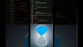 CSS Glass Hour Animation 