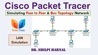 Cisco packet tracer for Bus Topology | Peer to Peer Networking | Simulating Bus Topology