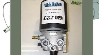 Volvo VNL D12D WABCO dehydrator repair and Volvo air duct repair