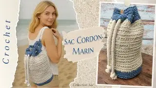 👜 Crochet & Sea: A seaside-style crochet bag, pretty & essential 🐚