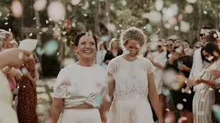 Ashleigh + Caitlin - A celebration on Private Property - QLD