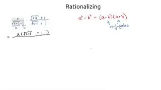 Rationalizing Radical Expressions