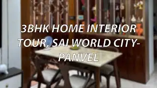 3BHK Home Interior Tour | Sai World City | Cb Interior #homedesign #interiordesign  #interiorwork