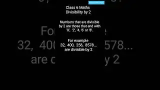 #shorts Divisibility by 2 #maths #ganitaprakash