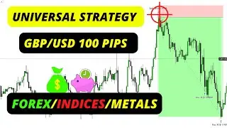 GBPUSD 100 PIPS | Universal FOREX Day Trading STRATEGY [Subscriber Special!]