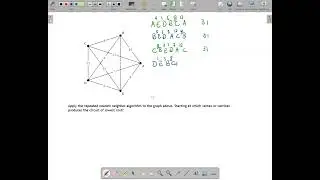 MTH105 Repeated Nearest Neighbor from Graph