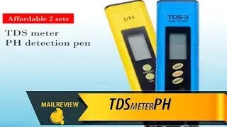 Проверка качества воды: TDS и pH метры из Китая