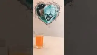 Pennywise in the wall
