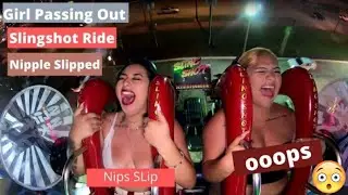Girls Passing Out #9 Funny slingshot Ride