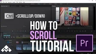 How to scroll up and down on Timeline (Adobe Premier CS6)TUTORIAL