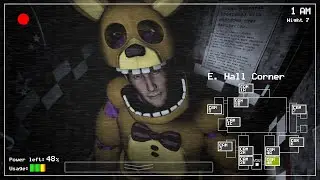 William Afton in Spring Bonnie suit appears in FNaF 1... (FNaF 1 Mods)