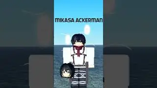Roblox Cosplays: Mikasa Ackerman (Finale)