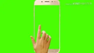 Green screen hand touch subscribe intro video