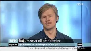 NRKs Morgennytt 03.05.2010 - Dokumentarmiljøet fortviler
