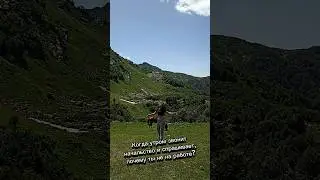 Что-то лошадки мне не особо рады😂😂😂           Перевал Пыв, Абхазия