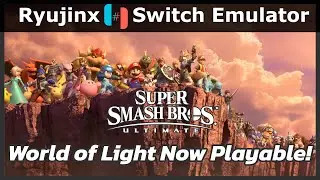 SSBU World of Light Now Playable! | Ryujinx Switch Emulator | RTX 2060 + Ryzen 5 5600x