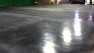 New concrete floor complete with mirror finish!!