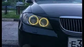 bmw e90 how do white eyes