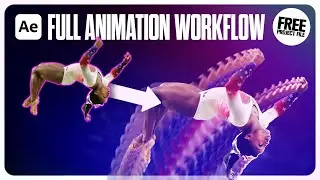 3D Sports Motion Trail | After Effects Animation Workflow