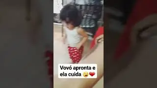 Dodói da vovó,olha como ela cuida