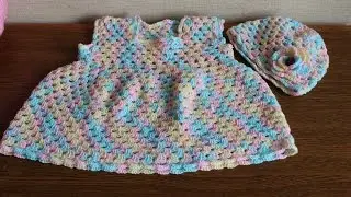 Вяжем крючком летнее платьице для девочки