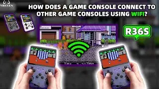R36S Handheld Game Console | How to set up WIFI | Two-player battle