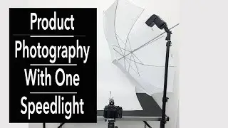 Product Photography with one flash (tips)