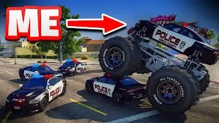 Trolling Cops With CURSED Cop Cars GTA 5 RP