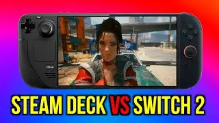 Cyberpunk 2077 - Switch 2 vs Steam Deck OLED | Side-by-Side Comparison!