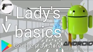 Lady's android video game on fps maker 3D