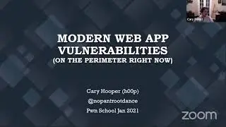 Cary Hooper presents 