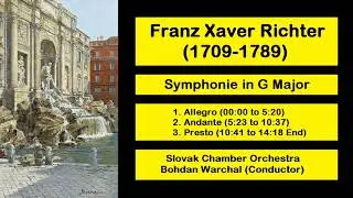 Franz Xaver Richter (1709-1789) - Symphonie in G Major