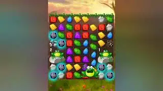 Игра Драгоценные камни 3 в ряд. Прохождение уровня в игре.