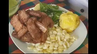 CHICHARRON DE CERDO ESTILO CUSQUEÑO