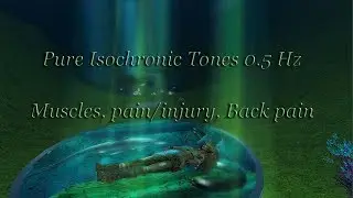 1 Hour - Muscles, pain/injury, Back pain and more (Isochronic Tones 0.5 Hz Hz) Pure Series