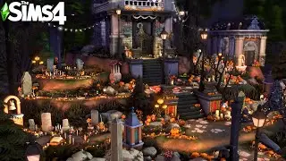 Day of the Dead cemetery!💐 |The Sims 4 | music only Speed Build