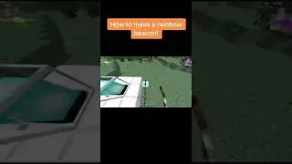 How to make a rainbow beacon minecraft