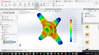 How to do Wheel Hub stress analysis in solidworks