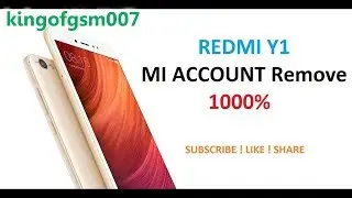 Mi Redmi Y1 Mi Account Remove Done By Miracle Thunder FRP Tool