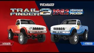 RC4WD Trail Finder 2 RTR w/1982 Toyota Pickup Hard Body Set (Red/Blue)