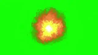 Fire Ball Effect Green Screen HD l Green Screen l HD
