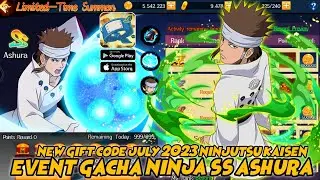 Event Gacha SS Ashura & New Code July 2023 Naruto Ninjutsu Kaisen