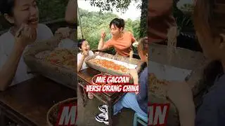 MUKBANG MIE PEDAS KAYA GACOAN #mukbang #shorts