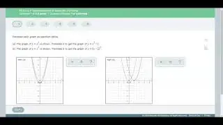 RWHS Algebra 1 Translating Quadratics in Aleks