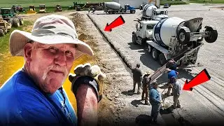 Concrete is NOT Easy Money : Mega Foundation Pour