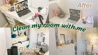 clean my room with me 2022 *cleaning motivation + satisfying*