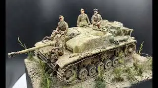 1:35 Diorama - Concrete Armoured StuG. III Ausf.G w/Zimmerit