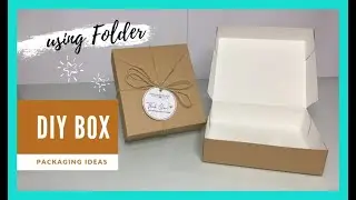 DIY BOX USING FOLDER | 6 PESOS ONLY! | Packaging Ideas for Small Business | Step by Step Tutorial