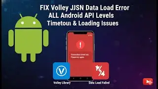 Android app is not loading json data properly with Volley library ? Volley data load timeout error