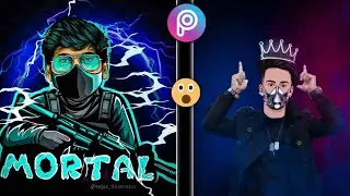 how to make scout vector logo on Picsart // how to make gaming logo like scout // vector art Picsart